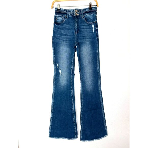 Kancan Morgan High-Rise Flare Jeans Size 3/25 - Picture 1 of 8